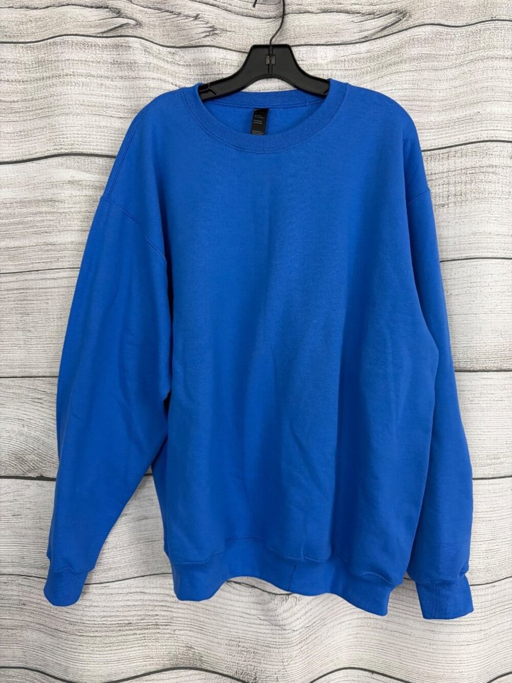 NWOT Unisex Port & Co Blue Core Fleece Crewneck Sweatshirt Size XL